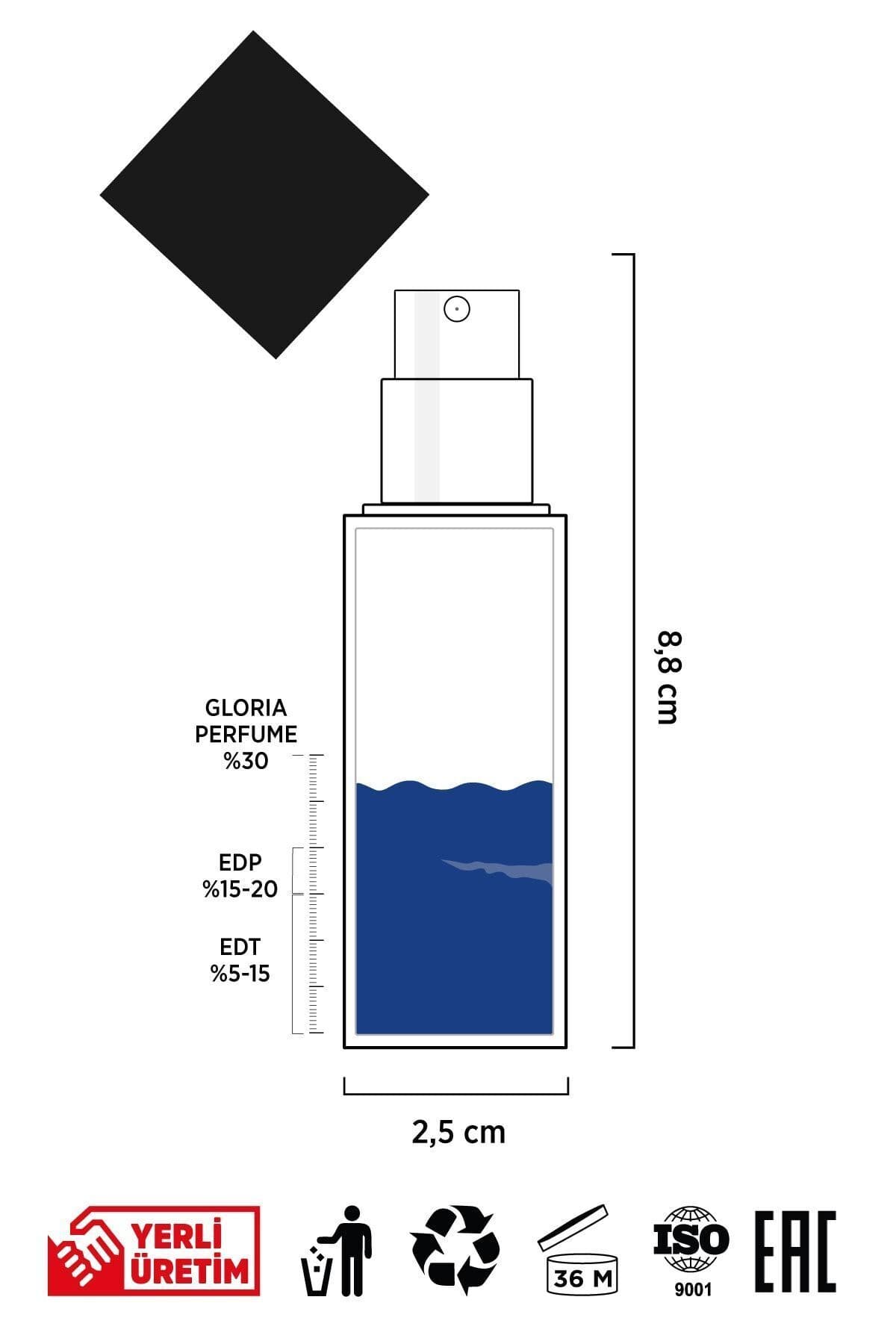 CLASSİQUE 15 ML EDP PERFUMY MĘSKIE - zdjęcie produktu