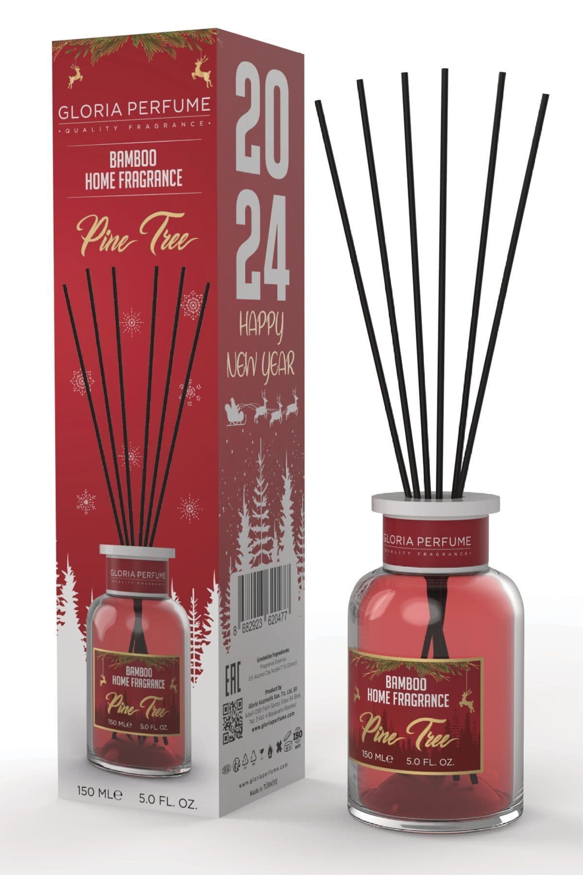PINE TREE REED ZAPACH DO DOMU Z PATYCZKAMI BAMBUSOWYMI 150 ML