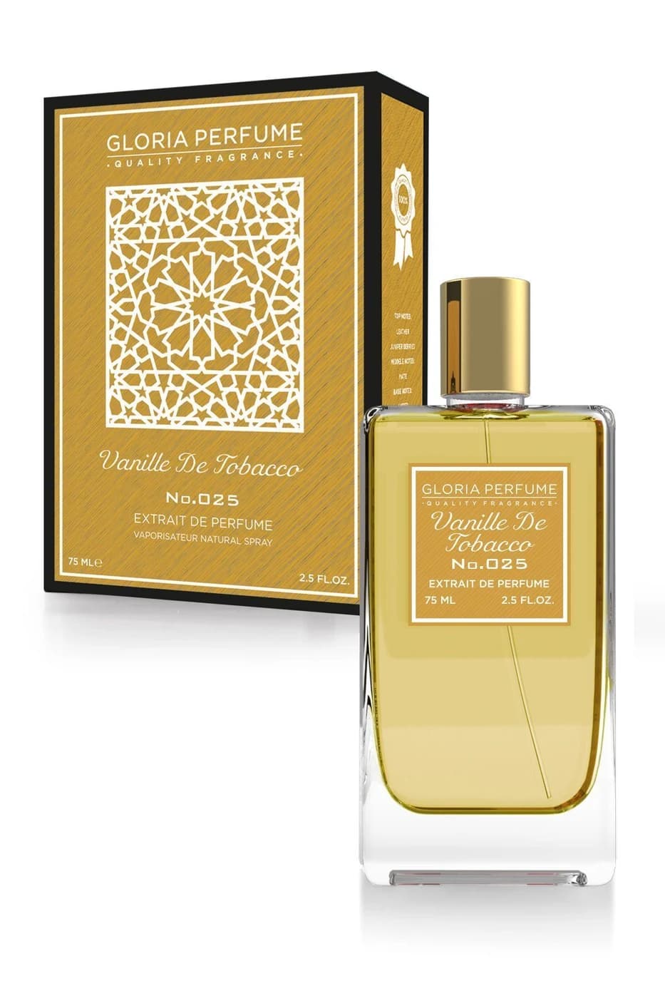 VANİLLE DE TOBACCO 75 ML EDP PERFUMY UNISEKS - zdjęcie produktu